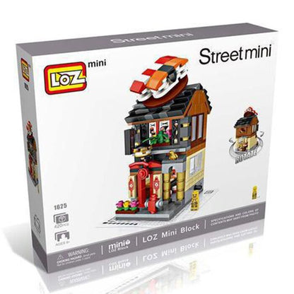 LOZ Mini Blocks - Sushi Restaurant Building Bricks Set 20 x 17 x 5 cm