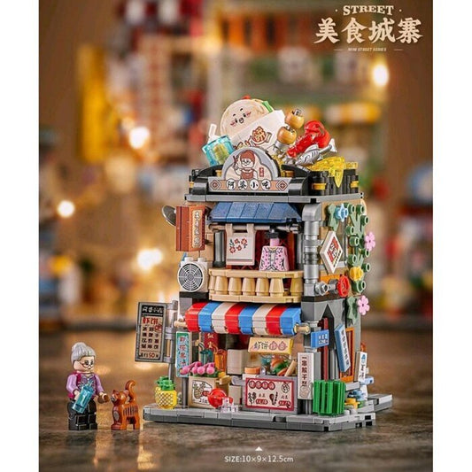 LOZ Mini Block - Granny's Snack Bar Building Bricks Set 20 x 15 x 8cm