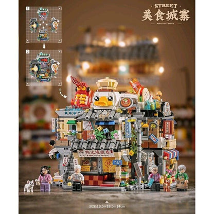 LOZ Mini Block - Roast Restaurant Building Bricks Set 20 x 15 x 8cm