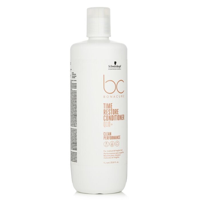Schwarzkopf BC Bonacure Q10+ Time Restore Conditioner (For Mature and Fragile Hair) 1000ml/33.8oz
