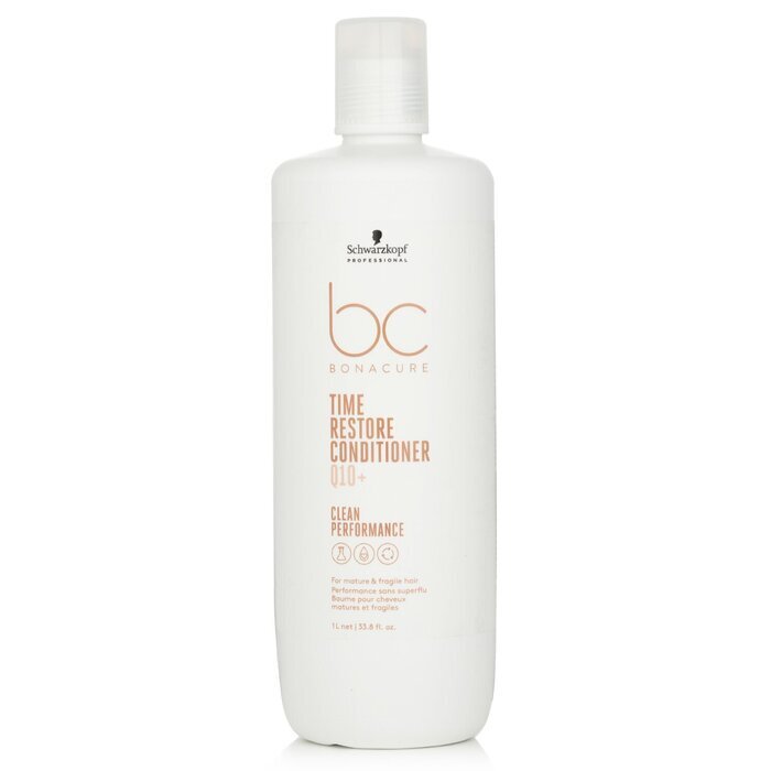 Schwarzkopf BC Bonacure Q10+ Time Restore Conditioner (For Mature and Fragile Hair) 1000ml/33.8oz