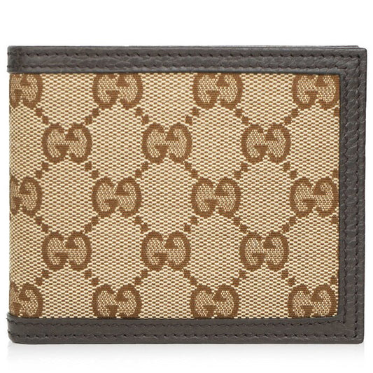 Gucci Signature Bifold Wallet 260987 Brown Brown