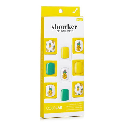 Cololab Showker Gel Nail Strip # CPA702 Aloha Pineapple 1pcs