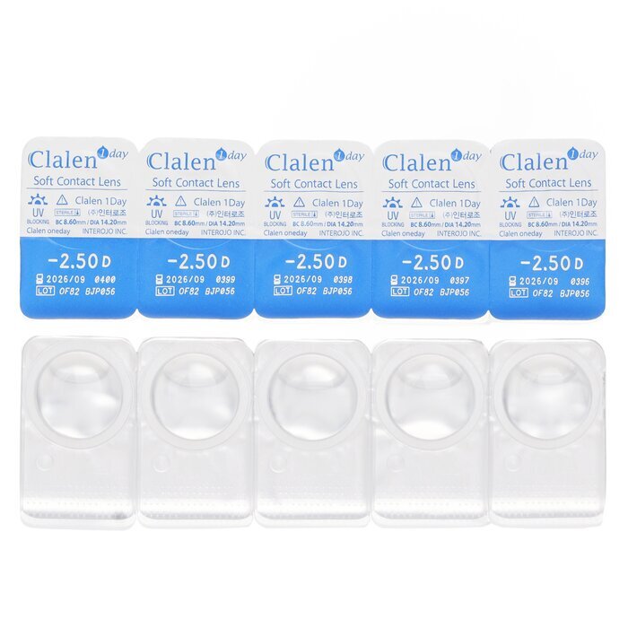 Clalen 1Day Soft Contact Lens -2.50 5cps x 1 strip