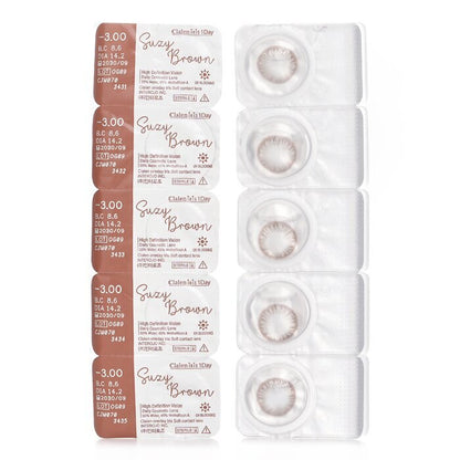 Clalen Iris 1Day Suzy Brown -3.00 5pcs x 1 strip