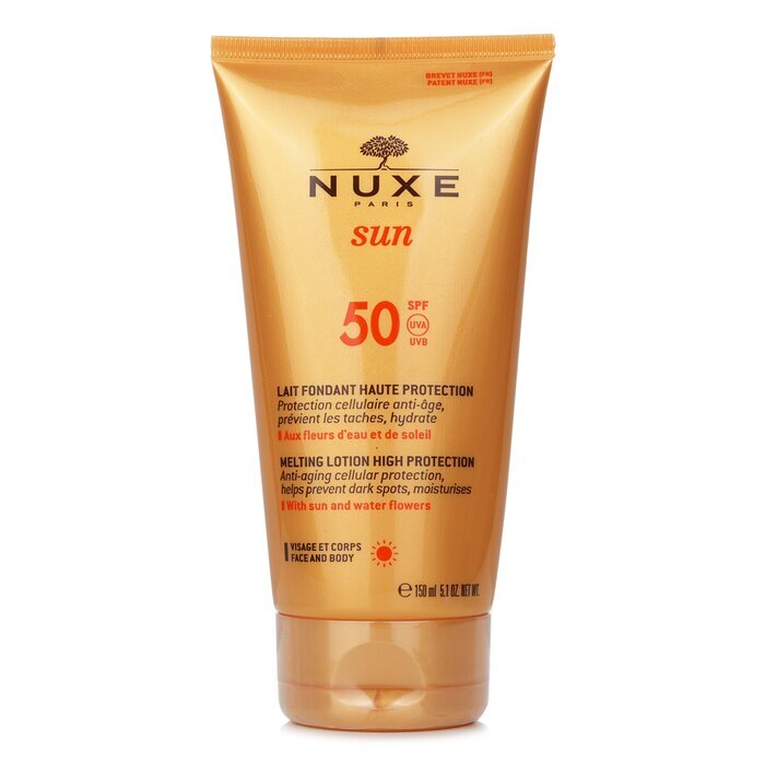 Nuxe Sun Melting Lotion High Protection Spf50 Face 150ml