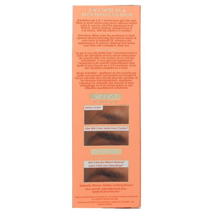 Grande Cosmetics (GrandeLash) GrandeBROW 2 in 1 Tinted Brow Gel + Brow Enhancing Serum - # Dark 3.5ml/0.12oz