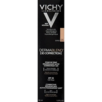 Vichy Dermablend 3d Correction Spf19 #35 Sand 30ml