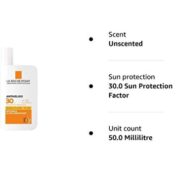 Lrp Anthelios Invisible Fluid Spf30 50ml