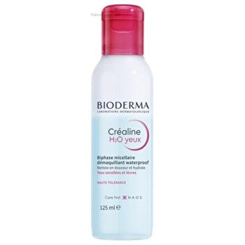 Bioderma Crealine H20 Yeux Biphase Micellaire Demaquillant Waterproof 125ml