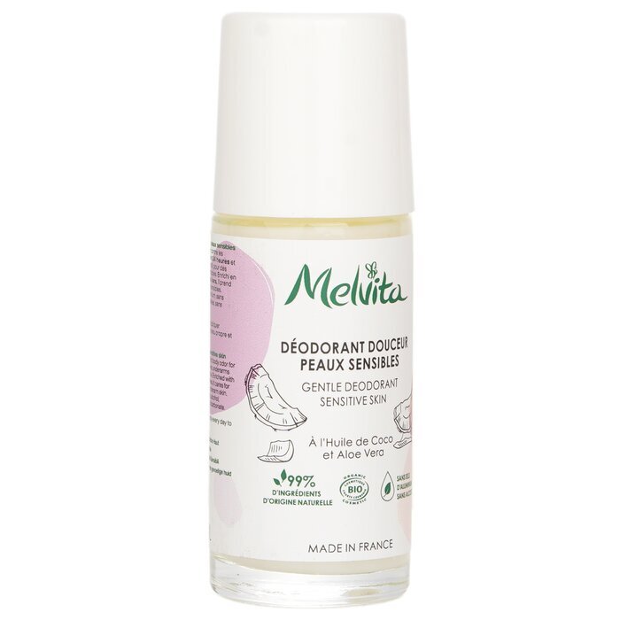 Melvita Gentle Roll On Deodorant for Sensitive Skin 50ml