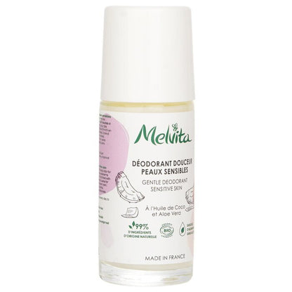 Melvita Gentle Roll On Deodorant for Sensitive Skin 50ml
