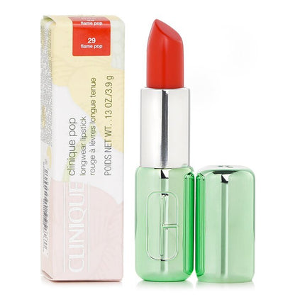 Clinique Pop Longwear Shine Lipstick #11 Flamepop 3.9g