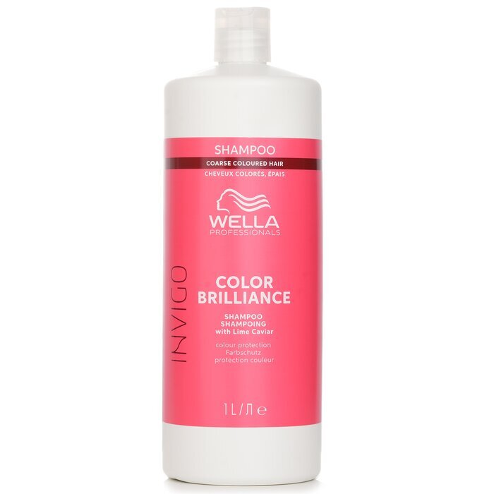 Wella Invigo Color Brilliance Shampoo With Lime Coarse Colored Hair 1000ml