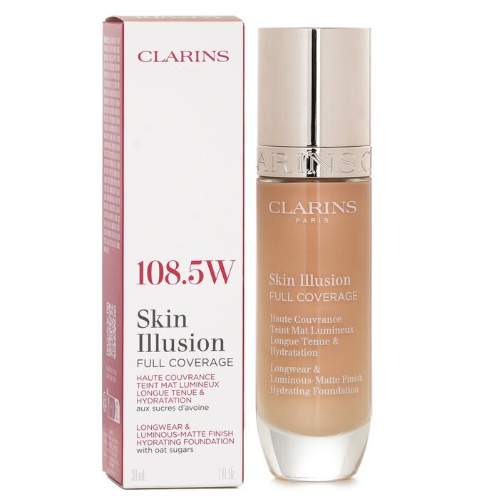 Clarins Skin Illusion Full Coverage Foundation - # 108.5W 30ml