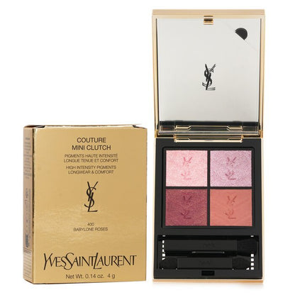 Yves Saint Laurent Couture Mini Clutch Eyeshadow Palette - # 400 Babylone Roses 4g