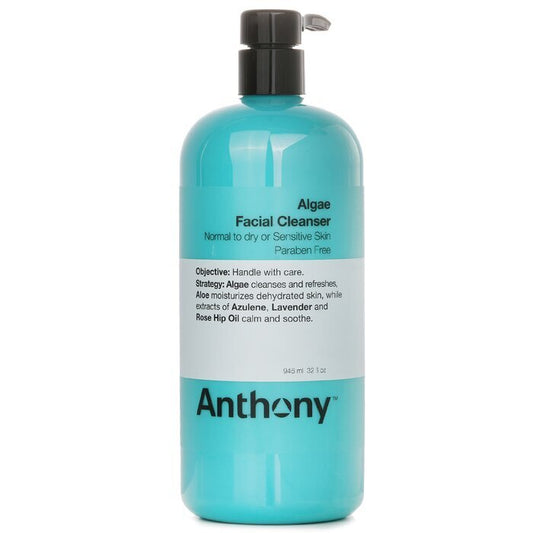Anthony Logistics For Men Algae Facial Cleanser (Normal To Dry Or Sensitive Skin) 946ml/32oz