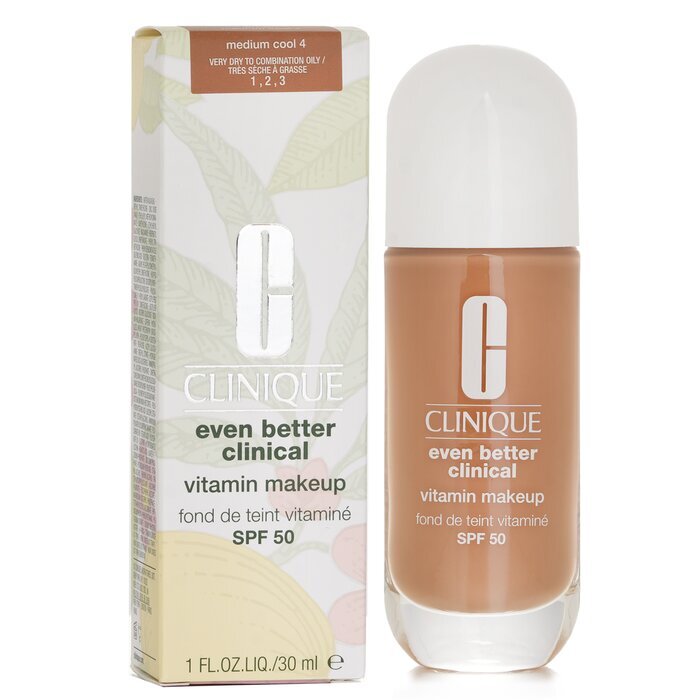 Clinique Even Better Clinical Vitamin MakeUp Foundation SPF 50 - # 4 Medium Cool 30ml
