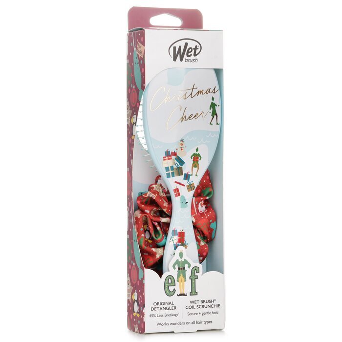 Wet Brush Original Detangler Elf + Scrunchie Hair Brush 1pc
