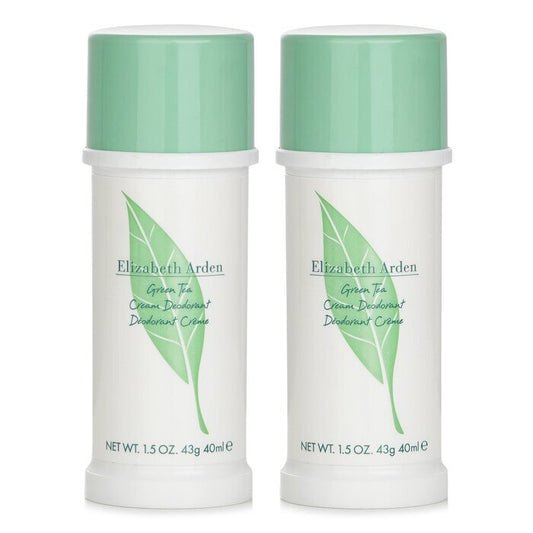 Elizabeth Arden 【1+1 Set】Green Tea Cream Deo 43g/1.5oz x2