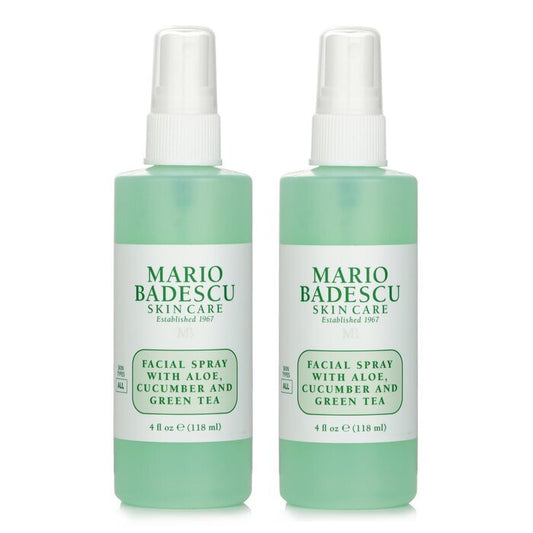 Mario Badescu ���1+1 Set���Facial Spray With Aloe, Cucumber And Green Tea - For All Skin Types 118ml/4oz x2