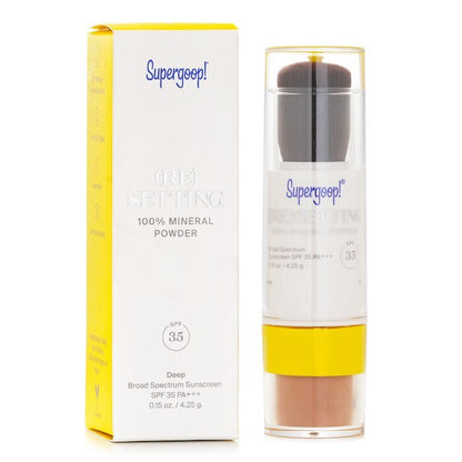 Supergoop (Re)setting Mineral Powder SPF 35 - # Deep 4.25g