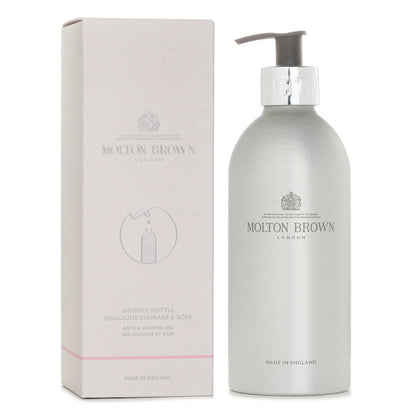 Molton Brown Infinite Bottle Delicious Rhubarb & Rose Bath & Shower Gel 400ml