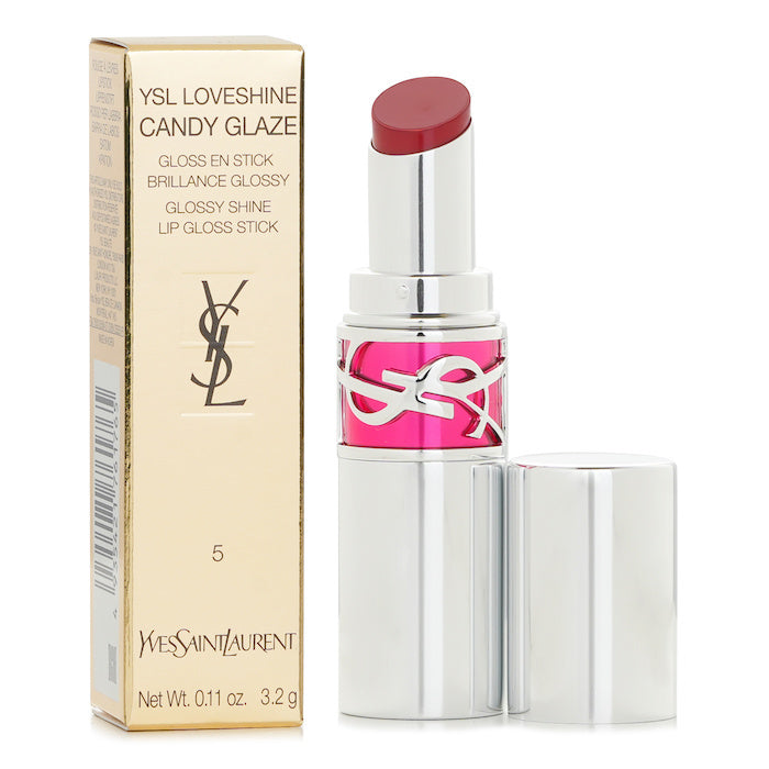Yves Saint Laurent Loveshine Candy Glaze Lip Gloss Stick - # 5 Pink Satisfaction 3.2g