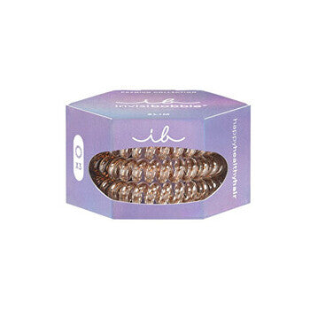 Invisibobble Slim Premium Bronze Me Pretty - Hair Tie (3 Pcs)