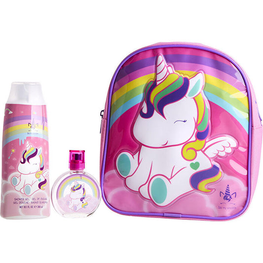 Fragrances For Children Eau My Unicorn Gift Set Eau De Toilette 50ml Shower Gel 300ml And Backpack 50ml