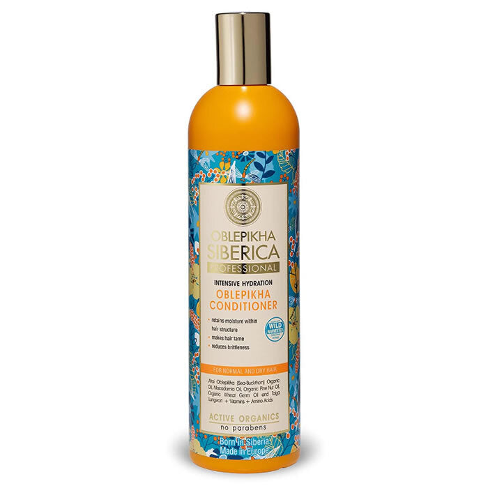 Natura Siberica Oblepikha Conditioner For Normal & Dry Hair - Sea Buckthorn Moisturizing Balm 400ml