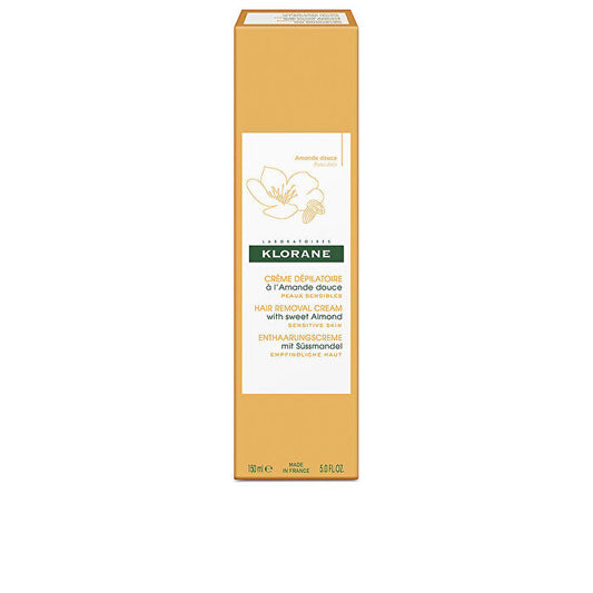 Klorane Almond Hair Removal Cream - Depilační Krem Pro Citlivou Pokožku S Vůní Mandle 150ml