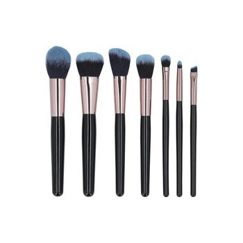 Mimo Makeup Brush Set Black ( 7 Ks ) - Sada štětců