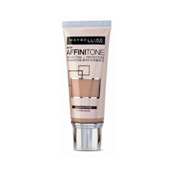 Maybelline Affinitone & Protecting Perfecting Foundation With Vitamin E 30ml - Unify Make-up With Hd Pigments