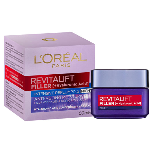 L'oreal Revitalift Filler (ha) Intensive Replumping Anti-ageing Nigh 50ml