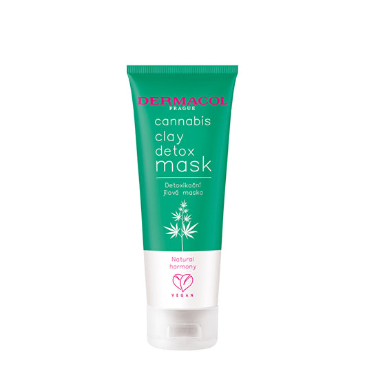 Dermacol Cannabis Clay Detox Mask - Detoxifying Clay Mask With Hemp Oil 100ml