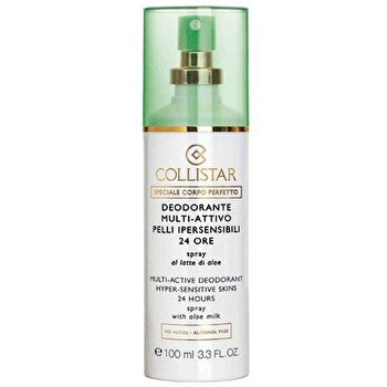 Collistar Multi-active Deo Hyper-sens. Skins 24h Alcohol Free With Aloe Milk 100ml