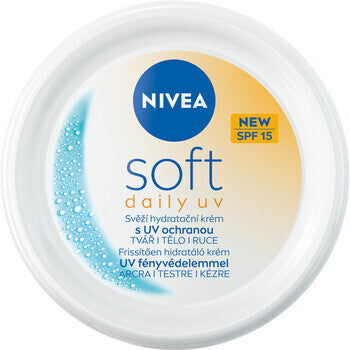 Nivea Soft Daily Uv Cream - Hydratační Krem S Uv Ochranou Spf 15 100ml