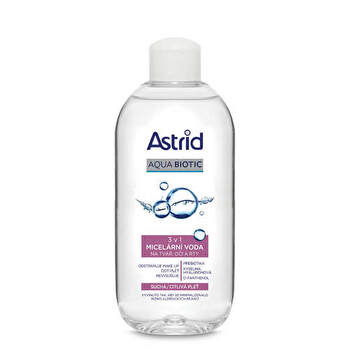 Astrid Micellar Water 3 In 1 For Face Eyes And Lips For Dry And Sensitive Skin Aqua Biotic 200ml