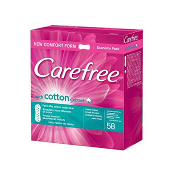 Carefree Cotton Liners With Cotton Extract 76.0ks