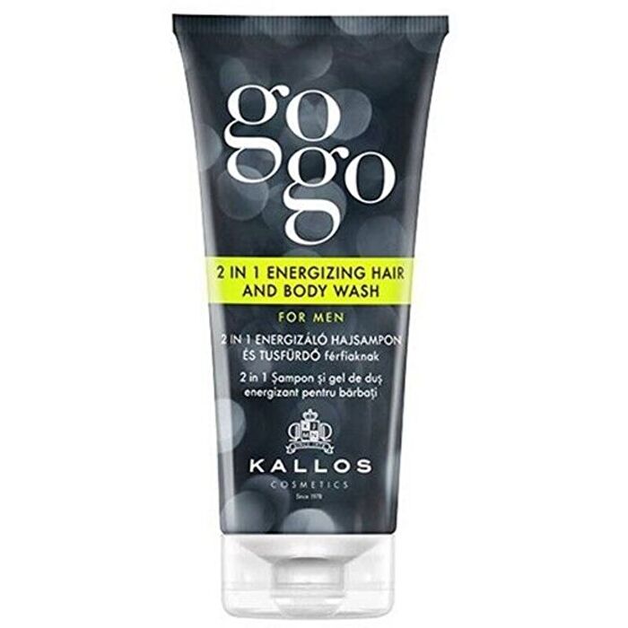 Kallos Gogo 2-in-1 Energizing Hair And Body Wash For Men 200ml