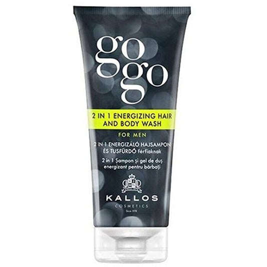 Kallos Gogo 2-in-1 Energizing Hair And Body Wash For Men 200ml