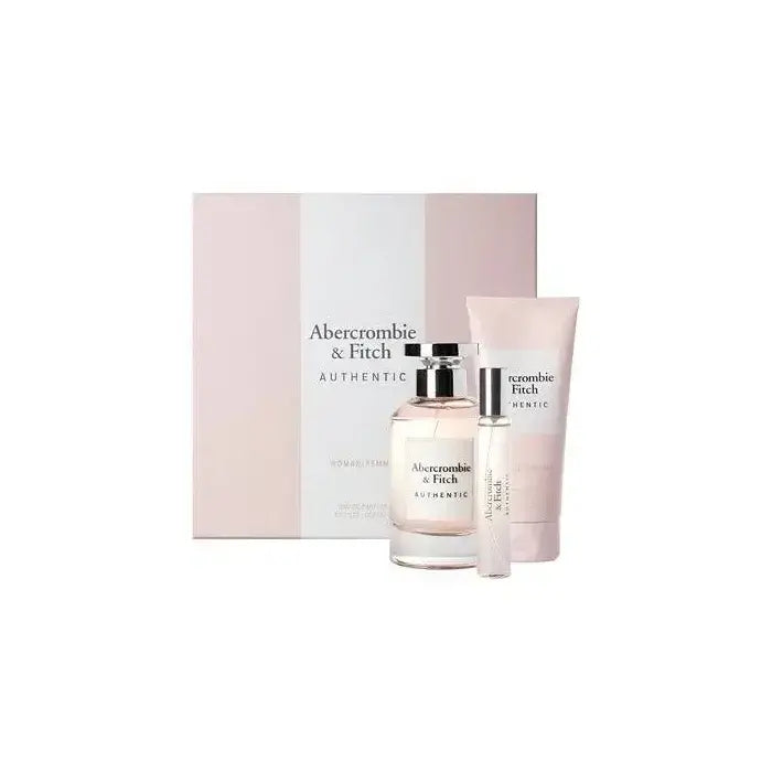 Abercrombie & Fitch Authentic Woman Set Eau De Parfum 100ml & Eau De Parfum 15ml & Bl 200ml