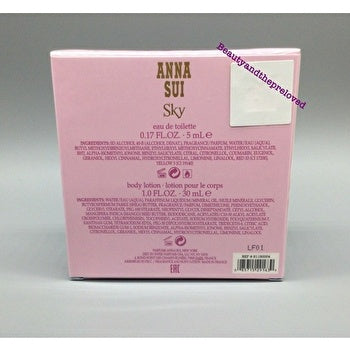 Anna Sui Sky Woman Set Eau De Toilette 5ml & Bl 30ml