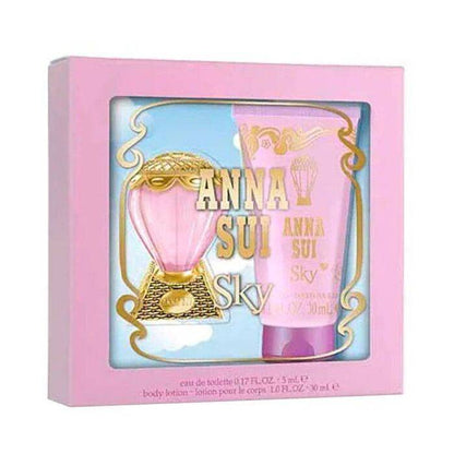 Anna Sui Sky Woman Set Eau De Toilette 5ml & Bl 30ml