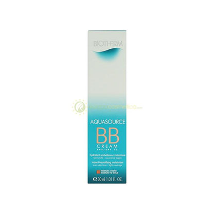 Biotherm Aquasource Bb Cream Spf15 Medium To Gold - Instant Beautifying Moisturizer 30ml