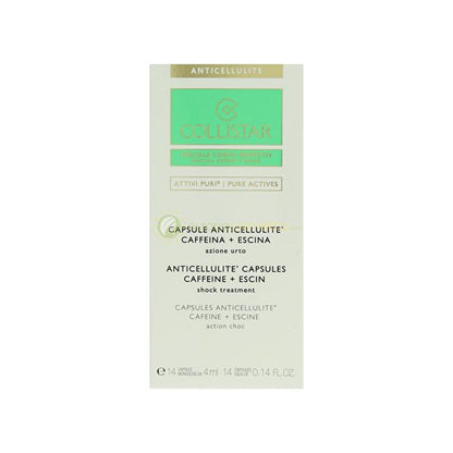 Collistar Pure Actives Anticellulite Capsules Caffeine & Escina 14x4ml - Shock Treatment 56ml