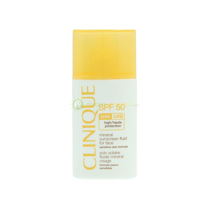 Clinique Mineral Sunscreen Fluid For Face Spf50 High Protection - Sensitive Skin 30ml