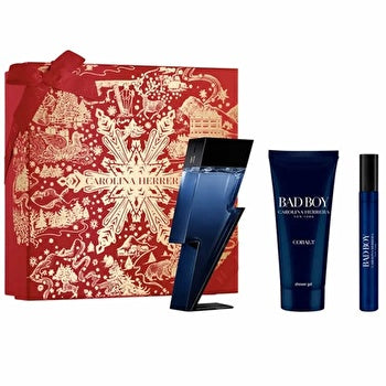 Carolina Herrera Bad Boy Cobalt Man Set Eau De Parfum Electrique 100ml & Eau De Parfum Electrique 10ml & Sg 100ml
