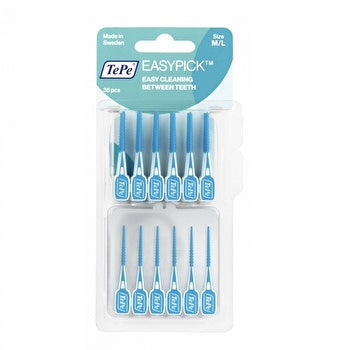 TePe Easypick M / L Blue (36 Pcs) - Dental Toothpicks